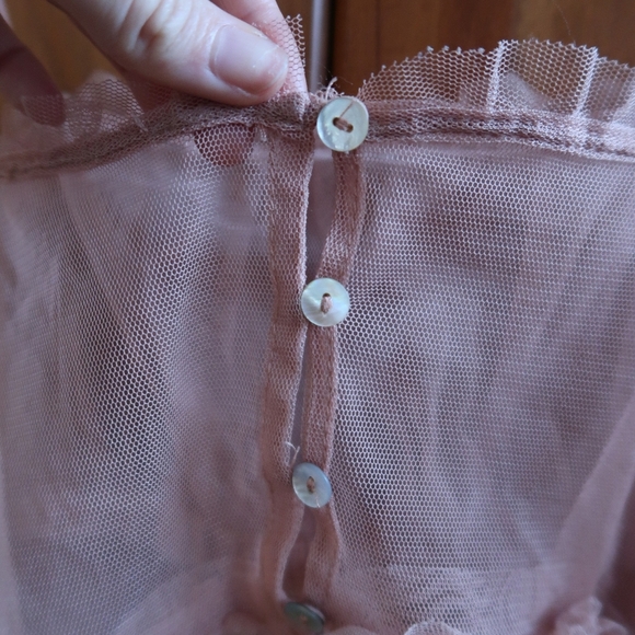 Vintage Gossamer Blush Top - Picture 8 of 10